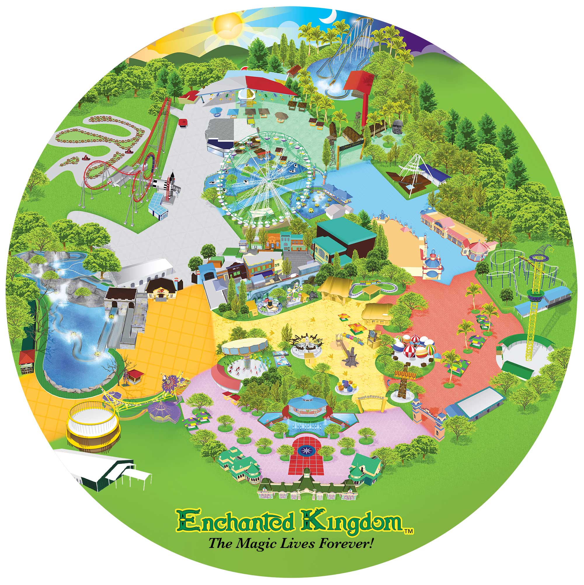 Enchanted Kingdom Park Map Park Map – Enchanted Kingdom