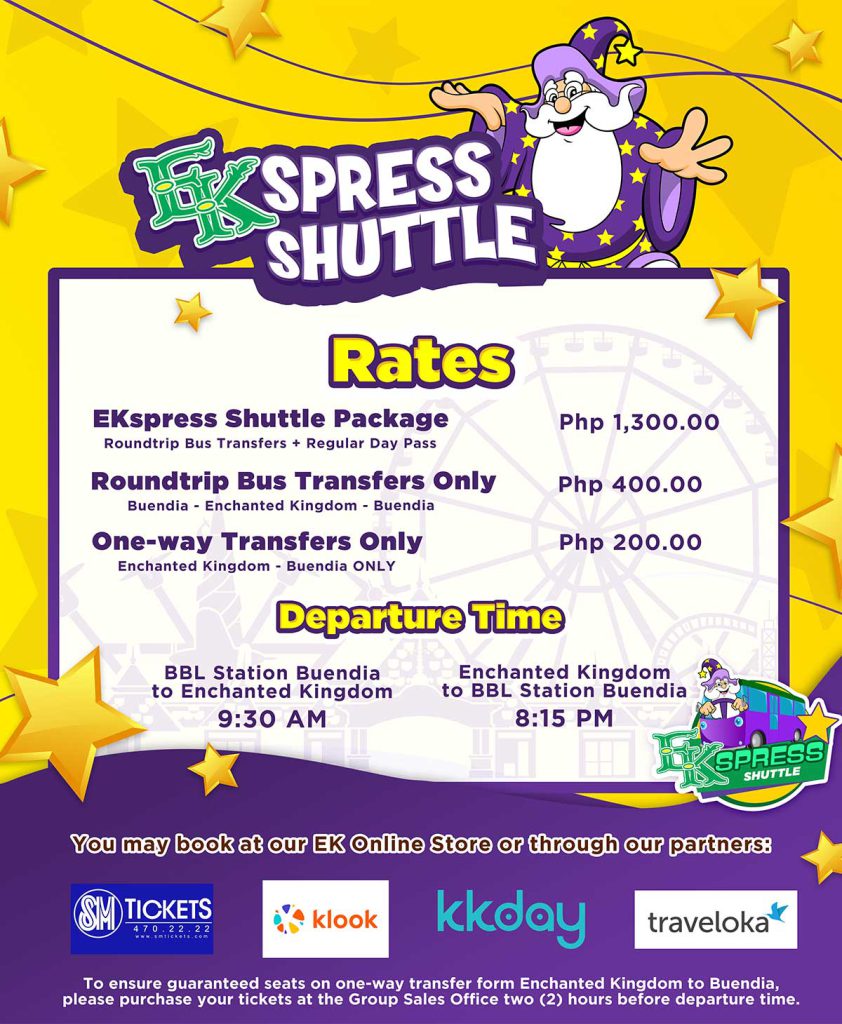 Magical Shuttle to EK Enchanted Kingdom